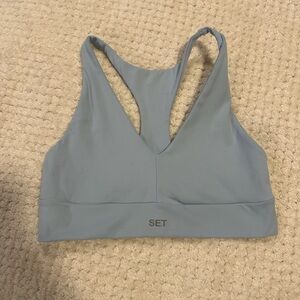 SET Active Light Blue Sports Bra